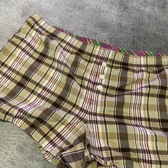 Old navy gingham mini pj shorts - Picture 2 of 7